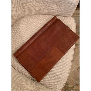 Dries Van Noten Large Leather Clutch